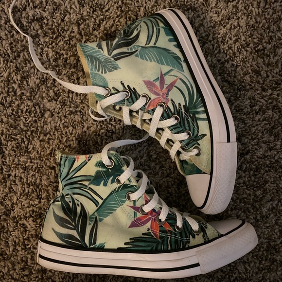 Chuck Taylor Converse All Star Flowery High Tops - Picture 3 of 7